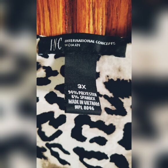 INC. Tiger print design Dress - Picture 2 of 5